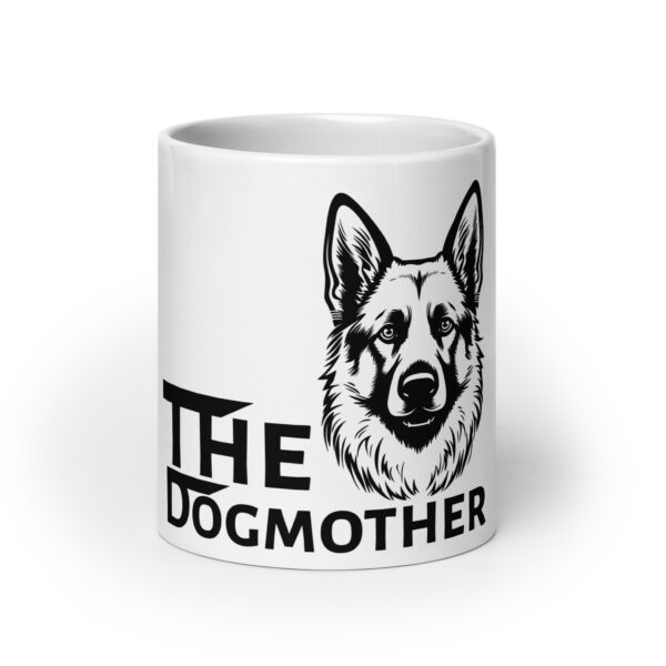 Dogmother 4 / Weiße, glänzende Tasse