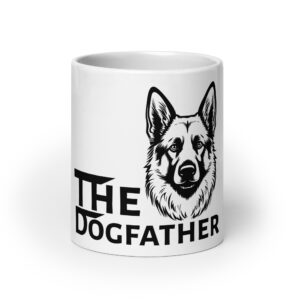 Dogfather 6 / Weiße, glänzende Tasse