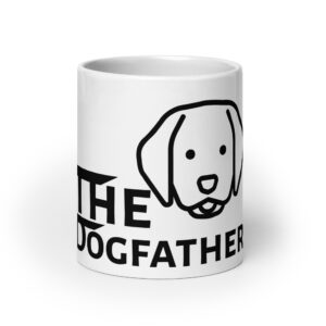 Dogfather 5 / Weiße, glänzende Tasse