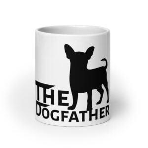 Dogfather 4 / Weiße, glänzende Tasse