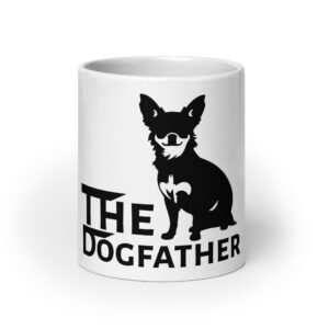 Dogfather 3 / Weiße, glänzende Tasse