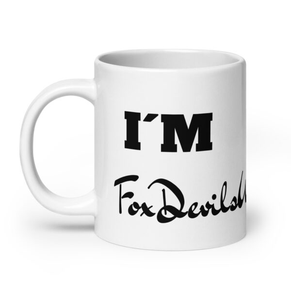 FoxDevilsWild / Weiße, glänzende Tasse – Bild 9