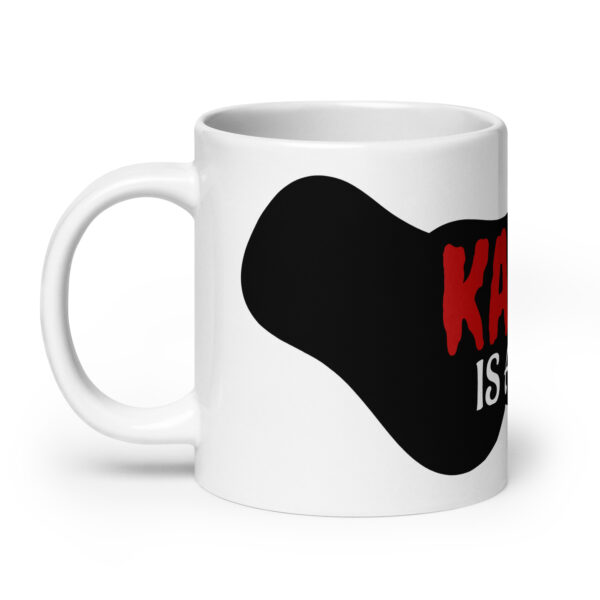 Karma / Weiße, glänzende Tasse – Bild 9
