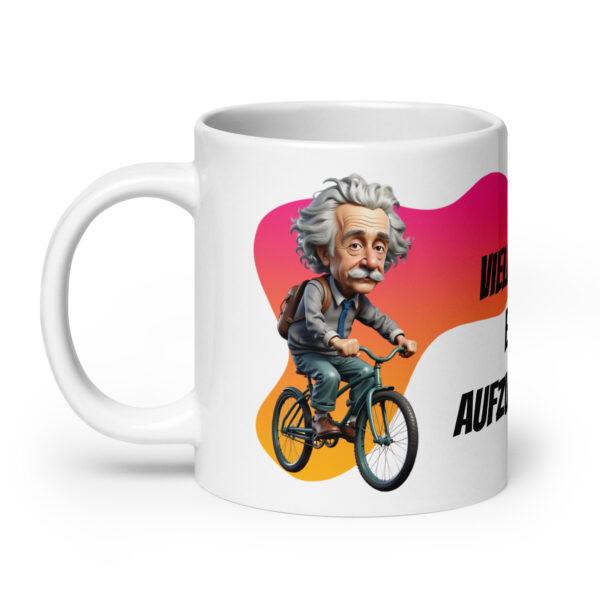 Einstein 1 / Weiße, glänzende Tasse – Bild 9