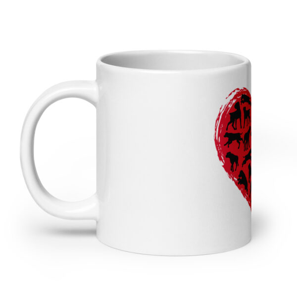 DogLove 5 / Weiße, glänzende Tasse – Bild 9