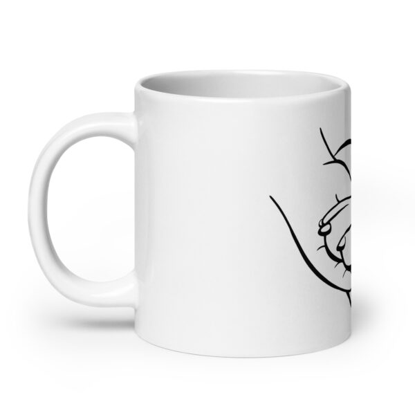 DogLove 4 / Weiße, glänzende Tasse – Bild 9