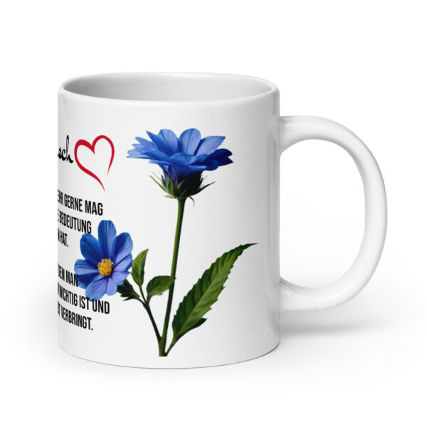 Lieblings-mensch / Weiße, glänzende Tasse – Bild 7