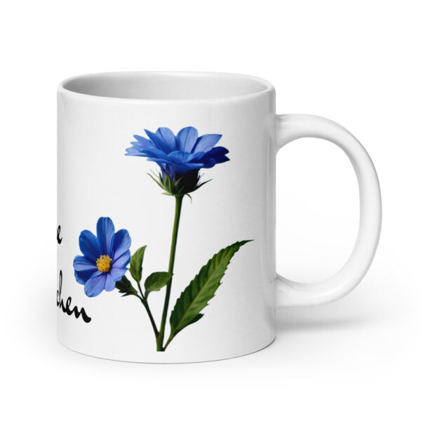 Ich hasse / Weiße, glänzende Tasse – Bild 8