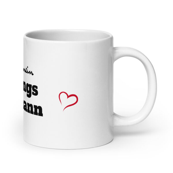 Blödmann / Weiße, glänzende Tasse – Bild 8