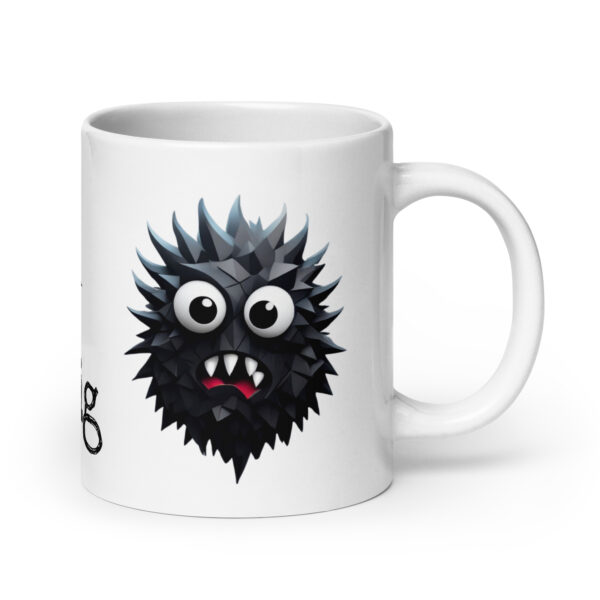 Komisch / Weiße, glänzende Tasse – Bild 8