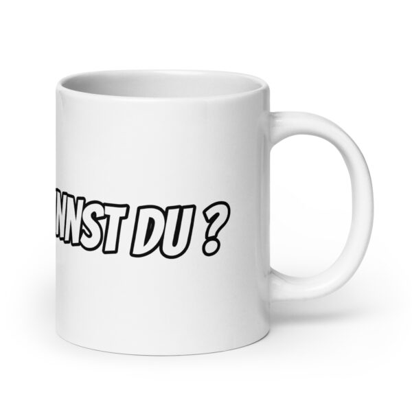 Spinnst / Weiße, glänzende Tasse – Bild 8