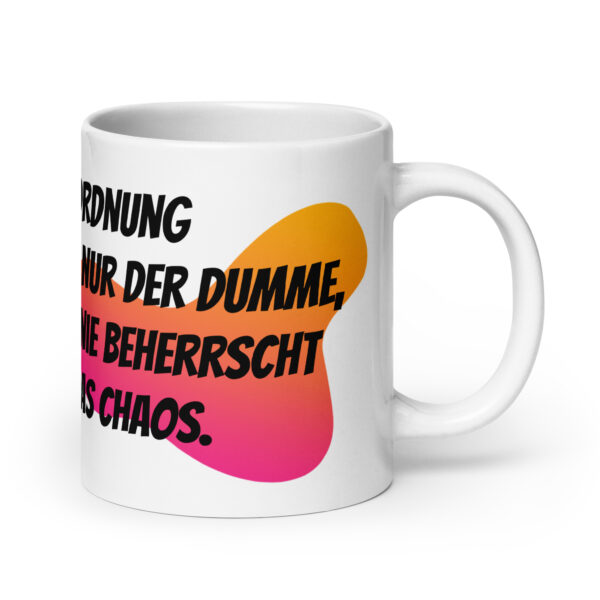 Einstein 2 / Weiße, glänzende Tasse – Bild 8