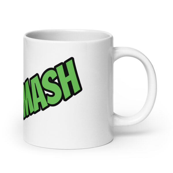 Smash / Weiße, glänzende Tasse – Bild 8
